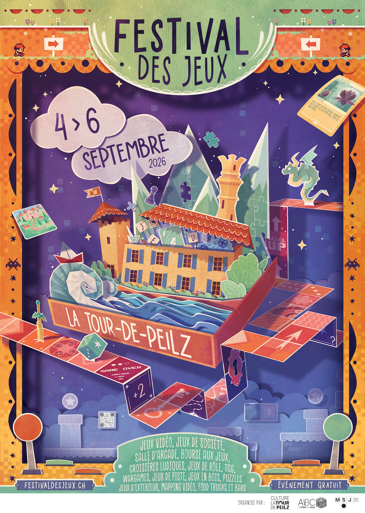 Affiche Festival Des Jeux 01b GameLab Lausanne